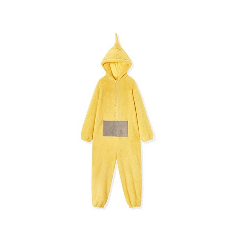 Dipsy Laa Teletubbies Po Tinky Winky Cosplay Coral Velvet Sleepwear Halloween