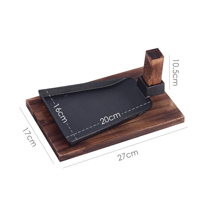 Cast Iron Shovel BBQ Griddle Plate with Handle