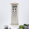 Eye Chart Multipurpose Waterproof Standardized Clear Printing Accurate Reading Eye Vision Exam Thicken Adults Kids Wall Visual Acuity Chart Canvas