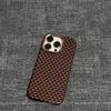 Magnetic Carbon Fiber Phone Case IPhone 16 Pro Max 15 With Kevlar Texture Anti-Slip Shockproof Skin