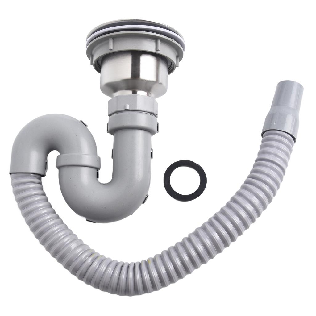 Kitchen Sink Sink Strainer Head Single Tank Drain Drain Kit Uninstall ABS Plastic Easy To Install Kitchen Sink