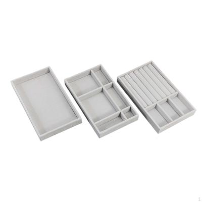 3 Pieces Display , Container Case Organizer Box Holder for Pendant Bracelet Drawers Gift