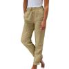 Women's Casual, Fashionable, Sexy, Comfortable, Cool, Breathable, Lace-up Loose Color Nine-point Pants