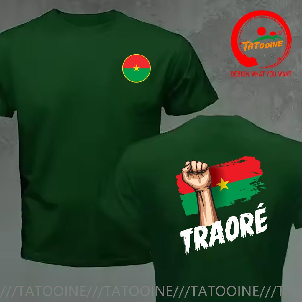 Funny Design Burkina Faso Ibrahim Traor Thomas Sankara Burkina Faso Flag African SRed Doublet Unisex Fashion Trendy Casual Cloth