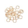 Electroplated Metal Spring Gate Rings with Round Shape for Bag Project, Key Attachments, Sewing Supplies, and Craft 50PCS