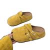 Height-increasing Thick-soled Boken Bag Head and Half Slippers for Women's Outer Wear 2025 New Spring and Summer Pedal Without Tiring Boken Shoes