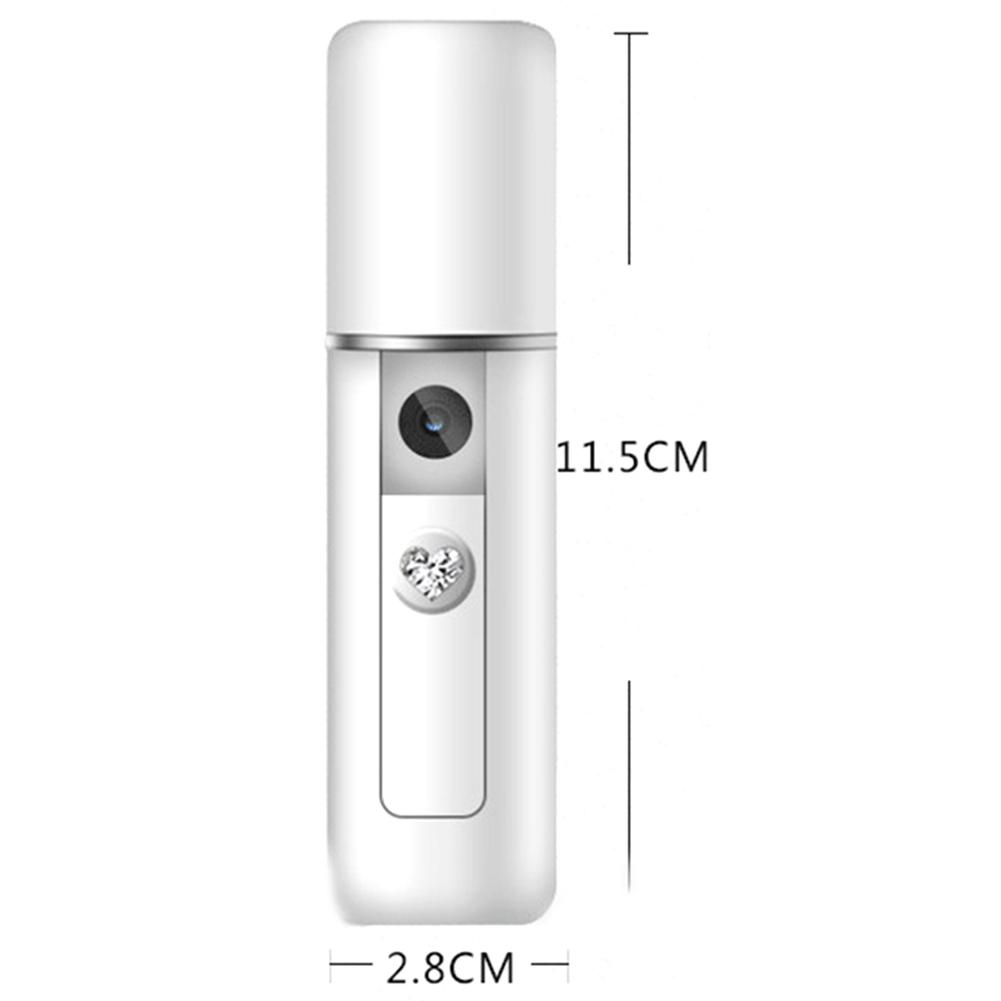 Amusedly Portable Handheld USB Nanomist Facial Humidifier Steamer Hydrating Beauty Device