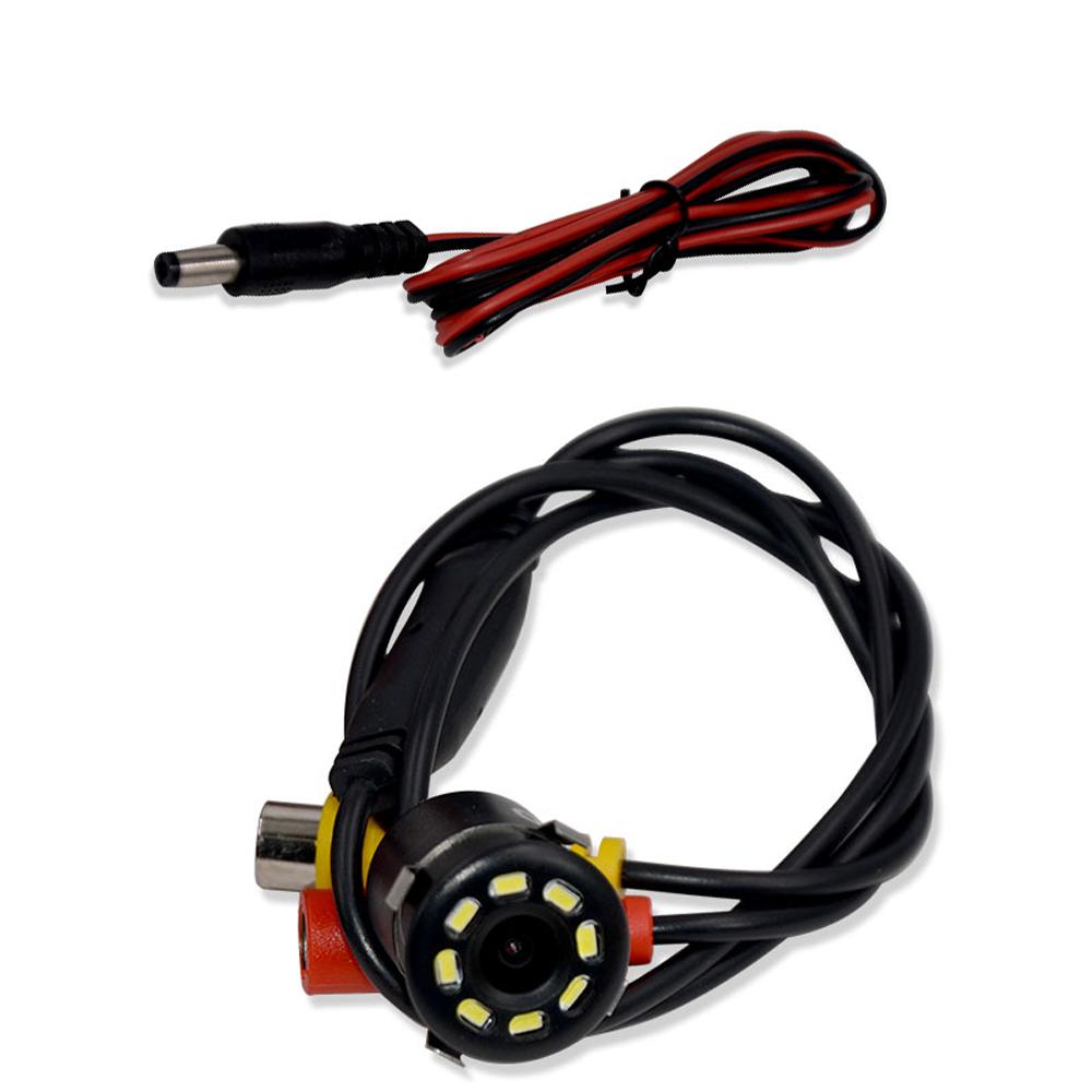 Car Rear View Camera 8 LED Night Vision Reversing Auto Parking Monitor CCD Waterproof HD Video