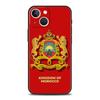 Moroccan Flag Maroc Morocco Passport Phone Case For iPhone 17 16 15 Pro Max 11 12 13 14 7 8 Plus SE 2020 X XR XS Cover Black