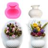 Grid Vase Silicone Mold DIY Fondant Cake Soap Clay Decoration Handcrafts Mould