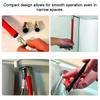 Home Kitchen Bathroom Sink Wrench Faucet Valves Installation and Disassemble Wrench Set WaterPipe Spanner Wrench Socket Kit Hand