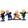 Shaking Head Monk Car Ornament Set - Cute Interior Decoration for Men and Women