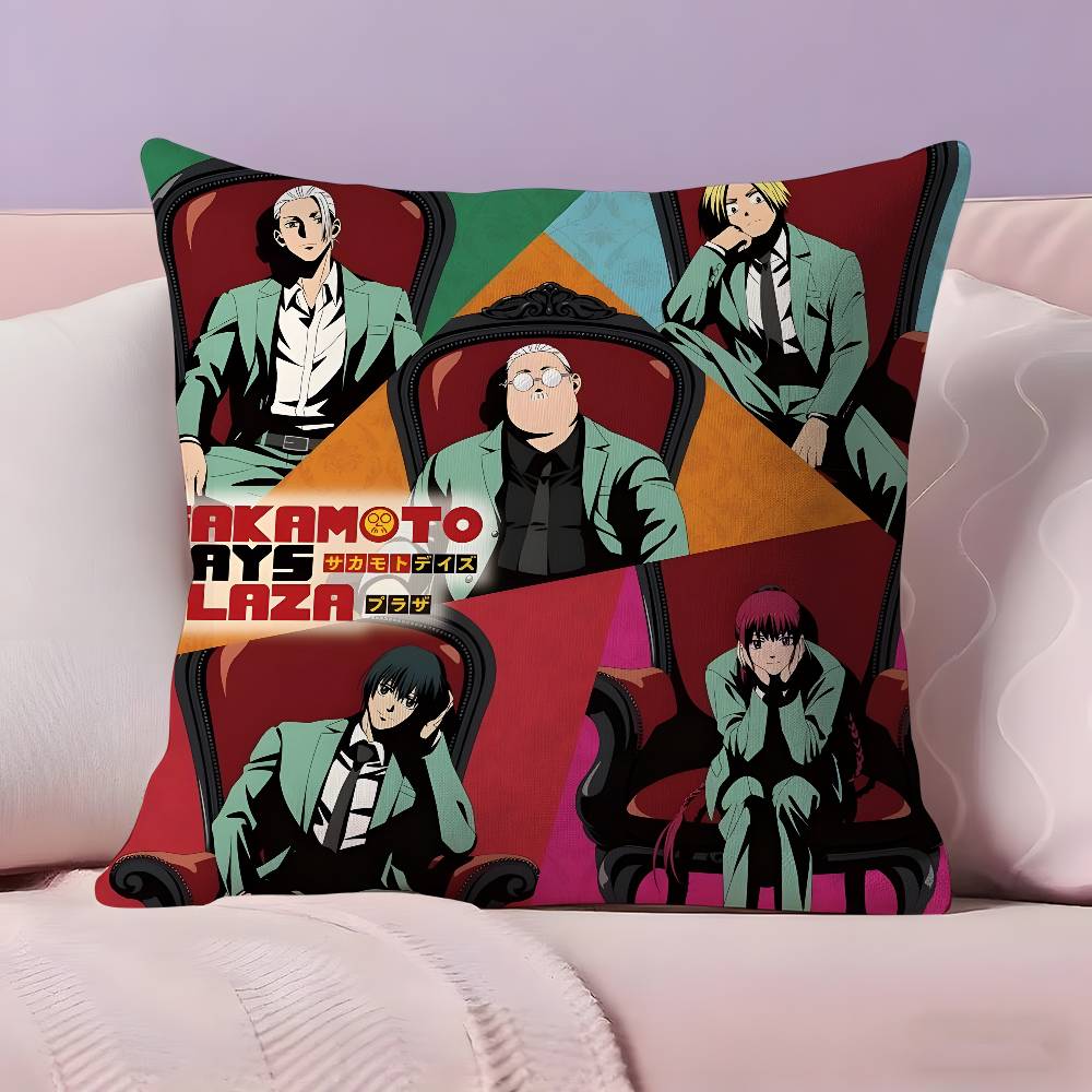 Anime S-SAKamoTO DAYS Pillow Case Pillowcase Ultra Soft Skin Friendly Fabric Cloud Like Comfort & Concealed Zipper
