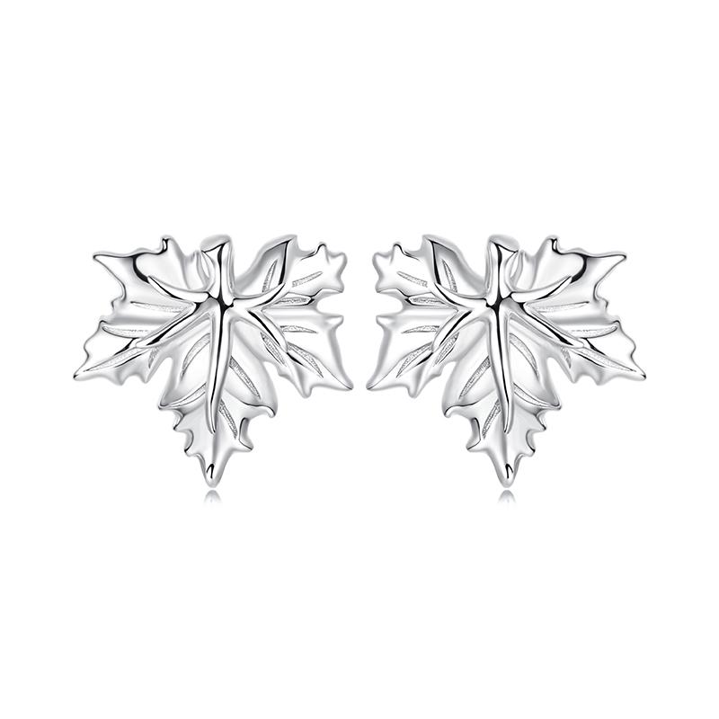 925 Silver Mini Flower Butterfly Bird Bee Stud Earrings Rainbow Moonstone Kitty Cat Ear Studs Girl Party Jewelry