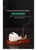 Handmade Ceramic Magnolia Incense Holder – Color-Changing Table Decoration for Tea Ceremony