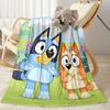 Bluey's Adventure Blanket Ultra-Soft Suitable for Office Bedding Couch Four Seasons Multipurpose Playful Design Perfect Gift for Relatives and Friends