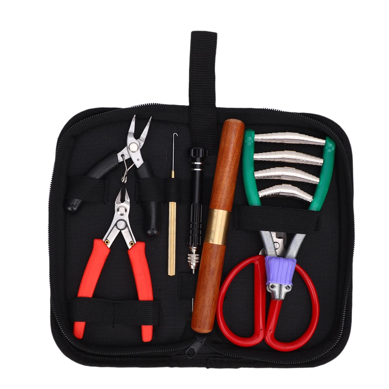 

Badminton Racket Stringing Tool Set Bent Nose Pliers Diagonal Pliers Threading Hook Stringing Wire Cone Line Cone