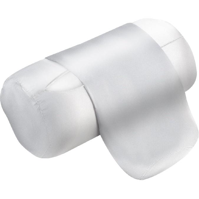 2pcs Neck Roll Pillow Cover, 16 x 6 Inch Cylinder Pillows Case with Zipper, Bolster Pillow Covers for Cylindrical Cushion