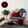 Luxurious Round Velvet Pumpkin Cushion With Charming Pleated Design And Soft Touch