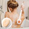 1Pcs Long Handle Bath Brush Soft Hair Automatic Liquid Bath Brush Bathroom Body Brushes Mud Back Scrubber Shower Massage Brushes