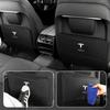 Leather Car Seat Back Anti Kick Mat Protection Pad Dirt-resistant For Model 3 Model S X Y Roadster SpaceX Auto Accessories