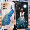 For Oppo Reno 6 Lite Case CPH2365 Reno6 Lite Cover Fashion Butterfly Flower Soft Silicone Funda on OPPO A74 A95 4G CHP2219 Cases