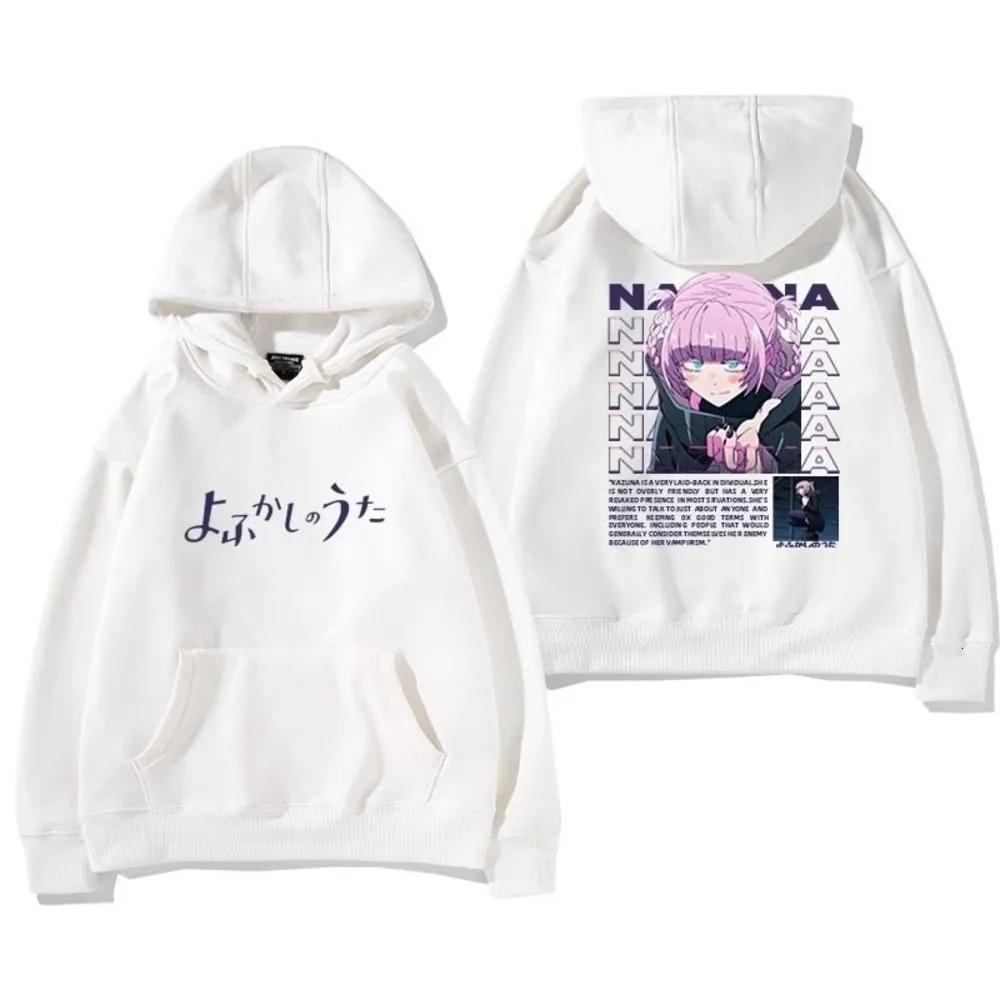 New Japanese anime Call of the Night Nazuna Nanakusa Ko Yamori Cartoon hooded sweatshirt Men s and women s Y K hoodies03