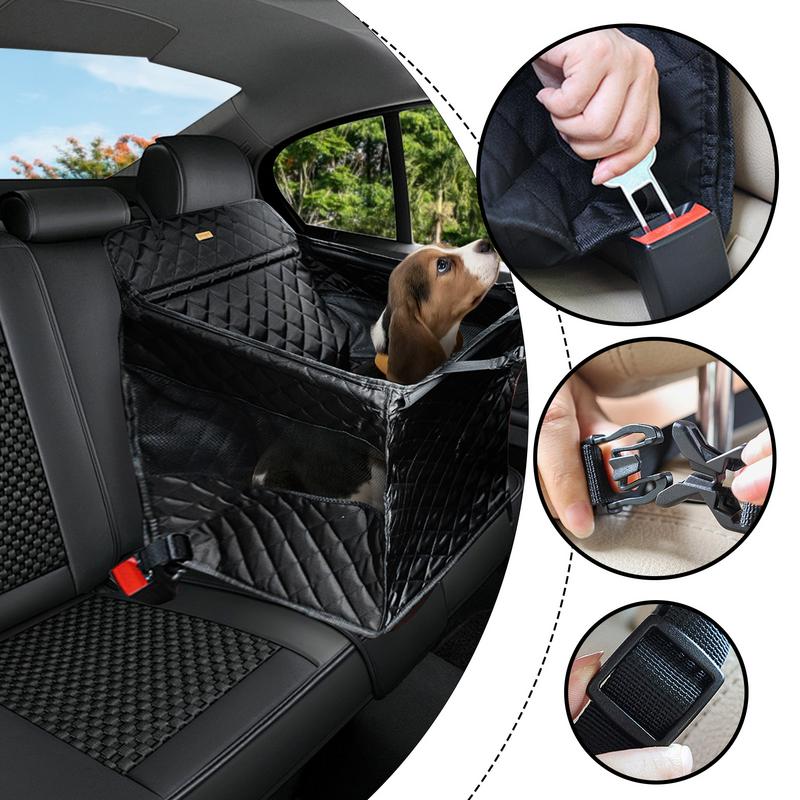 Seat Extender For Dogs Oxford Cloth Car Seat Extender Hammock Backseat Non-Slip Pet Bed Mat Pet Supplies Waterproof For SUV