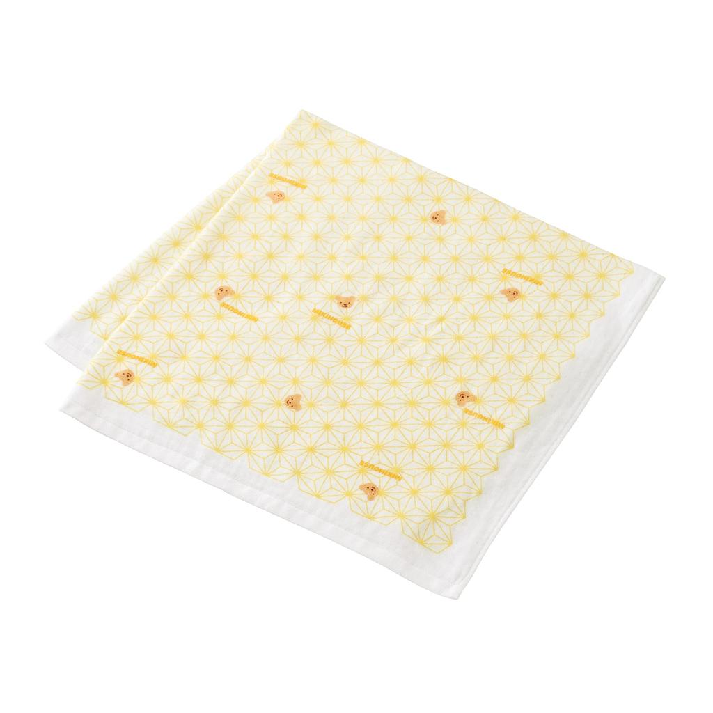 MIKI HOUSE Gauze Bath Made In Perfect for Baby Baby Baby Baby Baby Shower Yellow Towel, 100% Cotton, Japan, 90x90cm, Shower, Boy, Girl, Clothes, Gift,