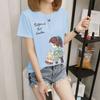 Women's short-sleeved t-shirt women's summer new Korean version cartoon student crew-neck bottoming shirt