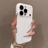 2-In-1 large window, suitable for iPhone17Pro mobile phone case, Apple 16Pro solid color 15Pro lens film 14.