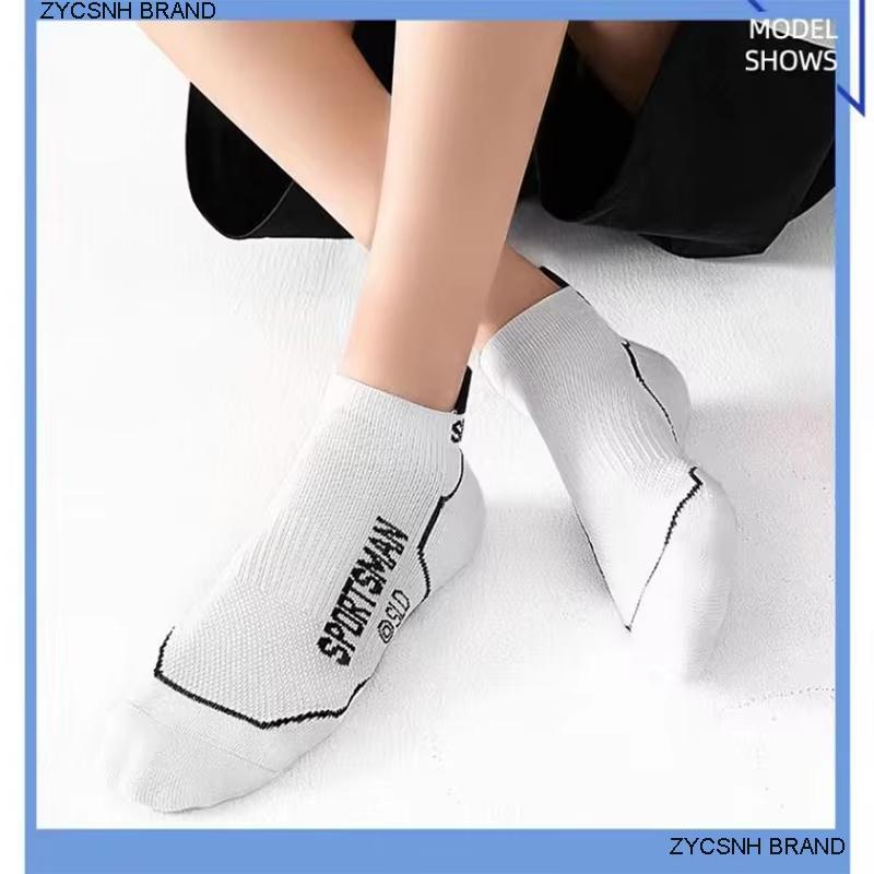 6-10 Pairs High Quality Socks Men's Summer Man Short Socks Breathable Ankle Socks Cotton Sports Socks Black Thin Cut Run Men