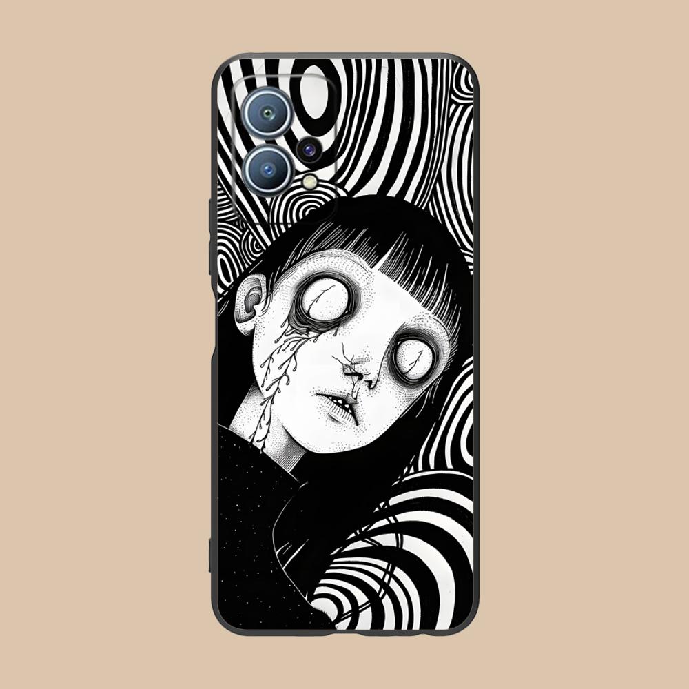 

Terror Gothic Art Mobile Phone Case for Huawei P60 P50 P40 P30 P20 P10 P9 P8 Pro Lite Plus Colorful Printing Cover Cover Pretty Huawei P8