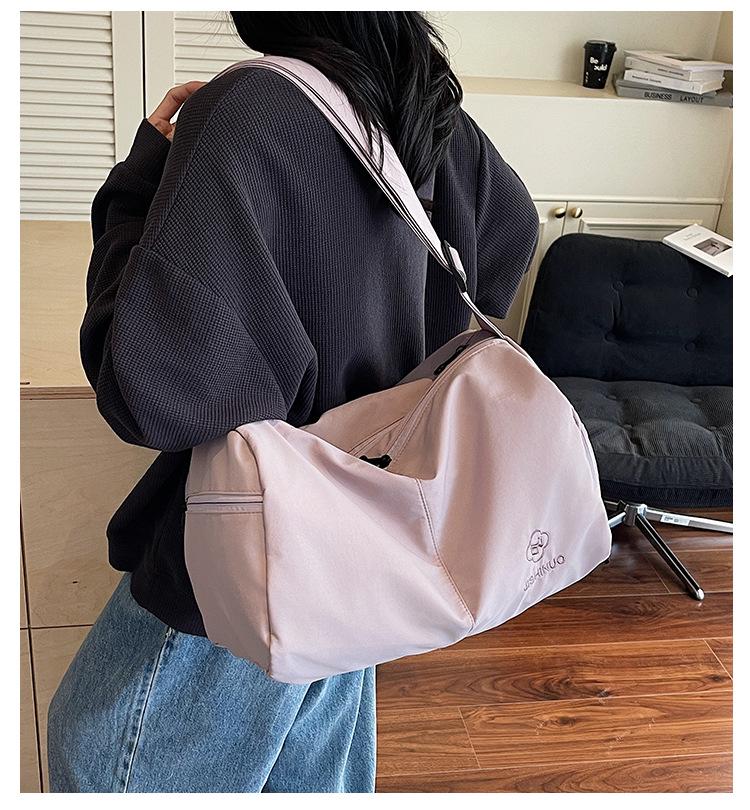 Large Capacity Waterproof Carry-on Bag for Short Trips - Unisex Travel and Fashion Storage
