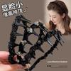 Hepburn-Style Rhinestone High-Crown Headband for Women 2025 - Daily Wear Hair Clip & Wash Face Accessory