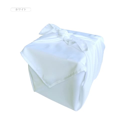Large, plain white polyester furoshiki (110cm x 3.5 shaku) for weddings, funerals, ceremonies, memorial services, funerals, and ashes burials. Suitabl