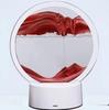 1PC dimmerabile 3D Moving Sand Art lampada da tavolo RGB cambiamento di colore dinamica clessidra luce notturna Home Office Decor regalo di Natale