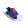 Adidas Originals SUPERSTAR 360 Breathable Low top Kids' Skateboarding Shoes Blue Red Children Aged 3 7 Years Old FW8041