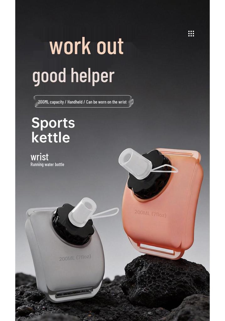 Lightweight Outdoor Running & Cycling Wrist Water Bottle - Convenient & Creative Design