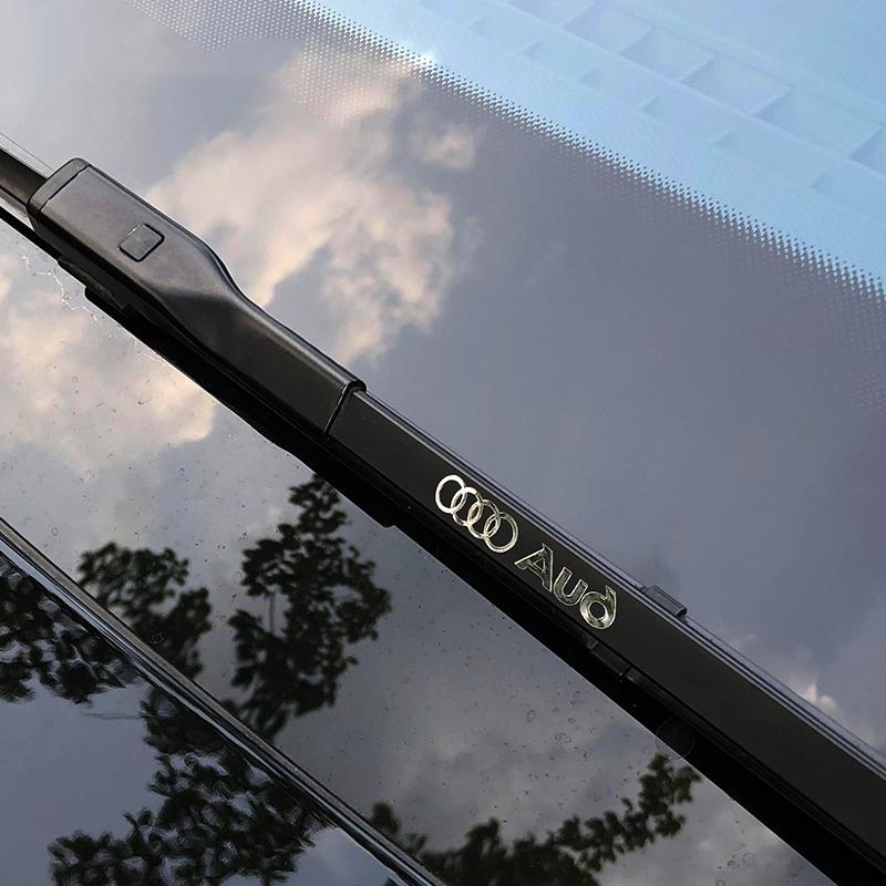 New Metal Emblem Auto Decor Decals Car Window Wiper Stickers For T S Line A1 A2 A3 A4 A5 A6 A7 A8 S3 S4 S5 S6 S7 Q2 Q3 Q4 Q5 Q7