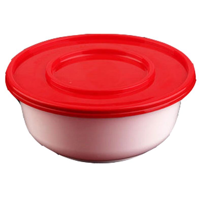 

Одноразовые пластиковые круглые миски Lisu с крышками, 1000 мл (30 комплектов)