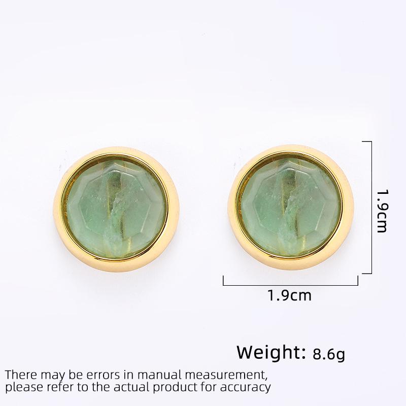 Women's Light Luxury Design Elegant Oval Geometric Earrings Fashionable And Versatile Niche Design Earrings Daily Accessories