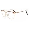 Full Rim Square Brown Gold Smartbuy Collection Brend 890d Fashion Unisex Eyeglasses