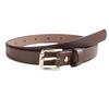 Casual Pin Buckle Belt Student Simple Jeans Decorative Fine Caramel Belt Ladies