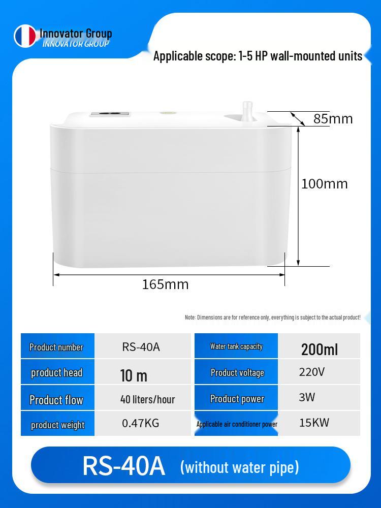 Automatic External Condensate Drain Pump for Air Conditioner Cabinet - Compact Lifting Pump for Home Use