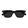 Bottega Veneta Full Frame Design Acetate Recycled Acetate Rectangular Sunglasses Unisex sunglasses Black BV1363S001