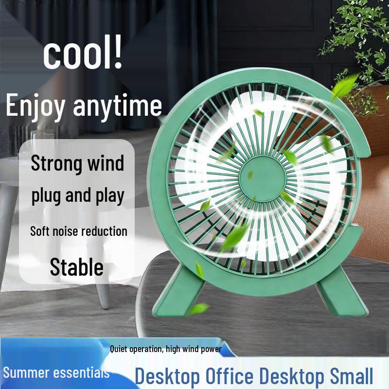 

Silent USB Desktop Fan for Dorms & Offices - XC3 Pastel Pink [Powerful Wind]