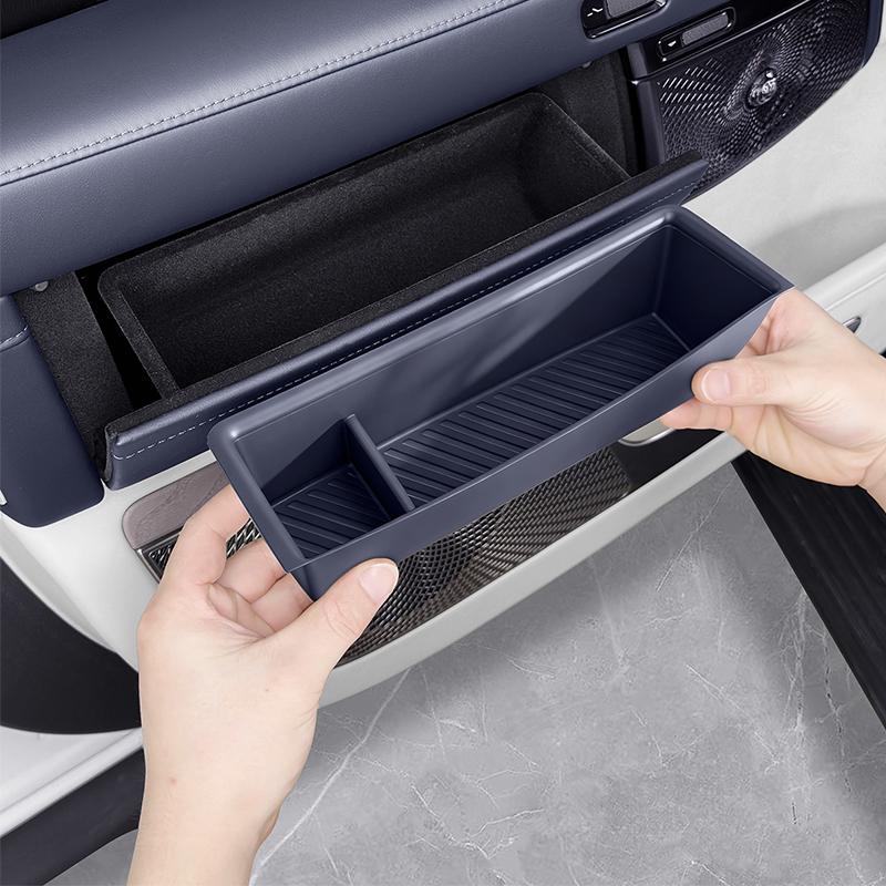 For Zeekr 9X 2025 2026 Silicone Storage Box for Car Doors Noise Prevention Hide Storage Interior Accessories