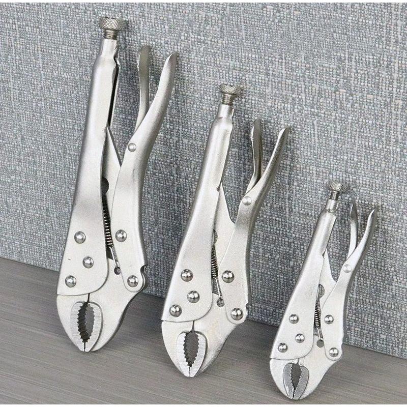 Heavy-Duty Industrial Grade C-Type Locking Pliers Multifunctional Fixed Circular Mouth Force Wrench Powerful Clamping Tool