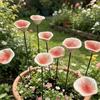 3 Stück Keramik-Insekten-Trinknapf Blumenform Bienen-Bewässerungsstation Hof